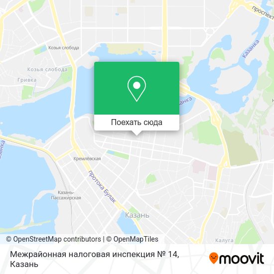 Карта Межрайонная налоговая инспекция № 14