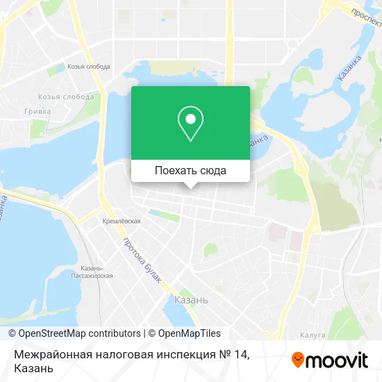 Карта Межрайонная налоговая инспекция № 14
