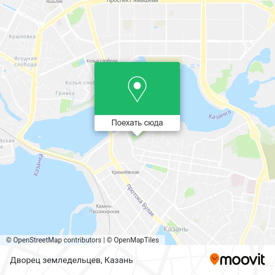 Карта Дворец земледельцев