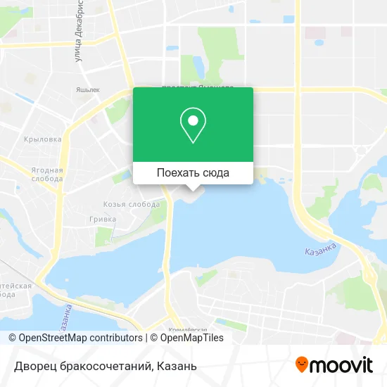 Карта Дворец бракосочетаний