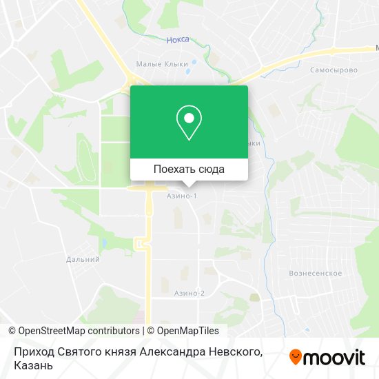 Карта Приход Святого князя Александра Невского
