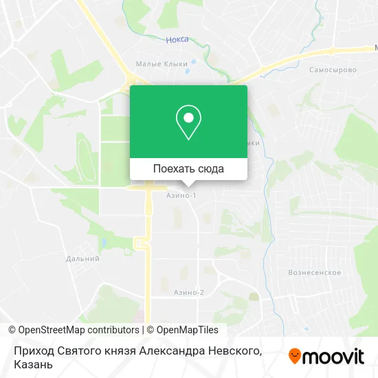 Карта Приход Святого князя Александра Невского