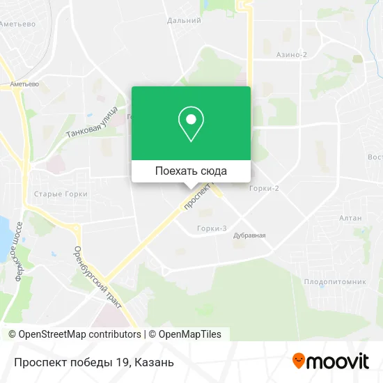 Карта Проспект победы 19
