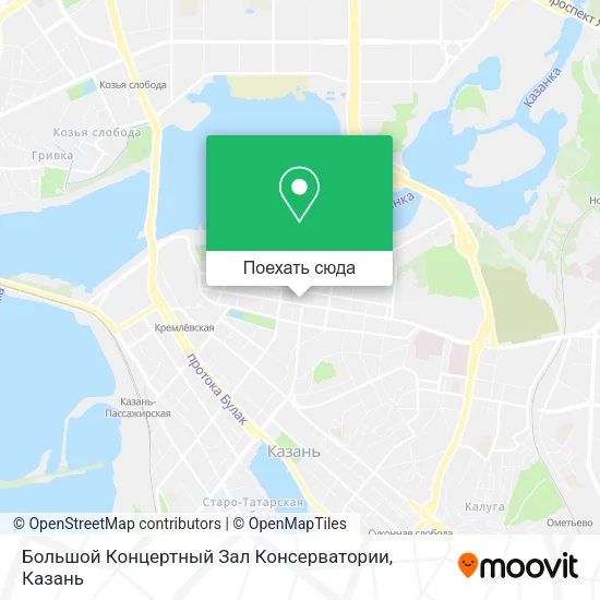 Карта Большой Концертный Зал Консерватории