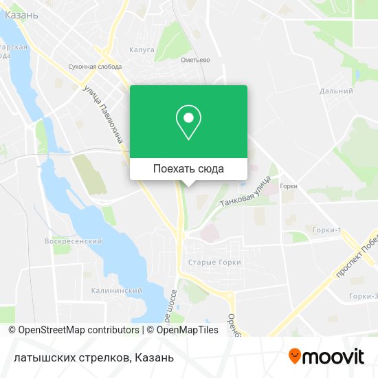 Карта латышских стрелков