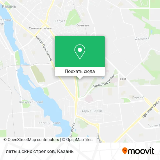 Карта латышских стрелков