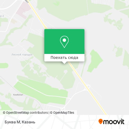 Карта Буква М