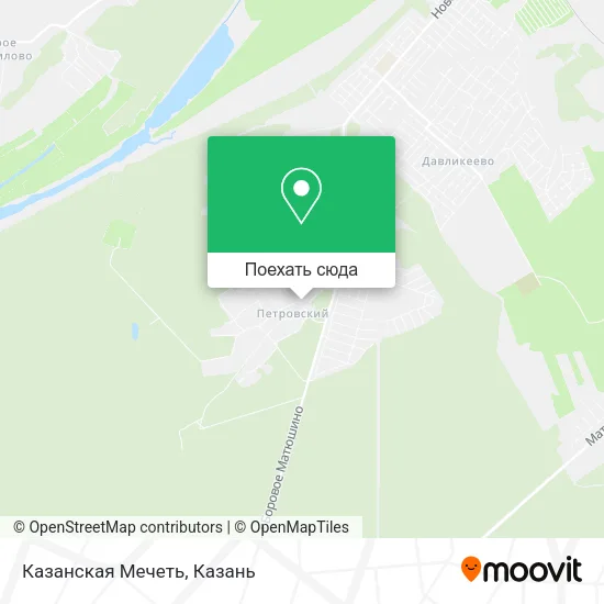 Карта Казанская Мечеть