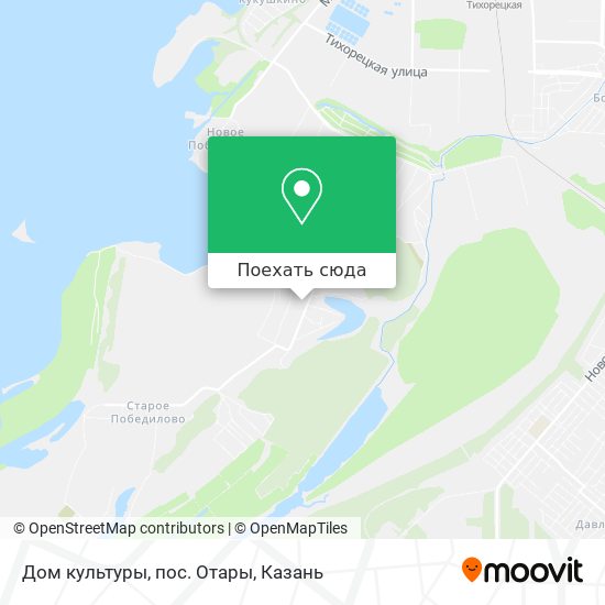 Карта Дом культуры, пос. Отары