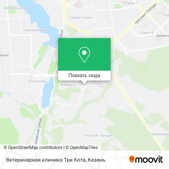 Карта Ветеринарная клиника Три Кота