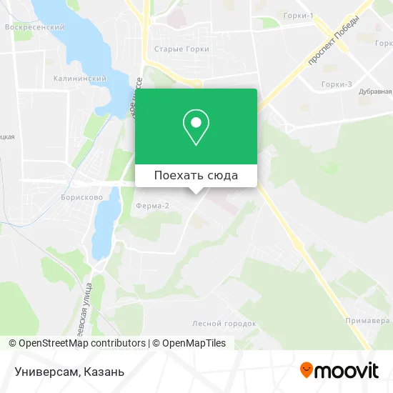 Карта Универсам
