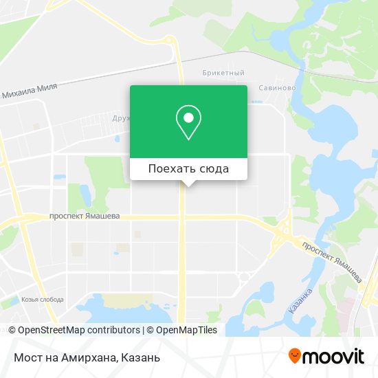 Карта Мост на Амирхана