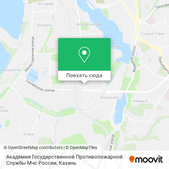 Карта Академия Государственной Противопожарной Службы Мчс России