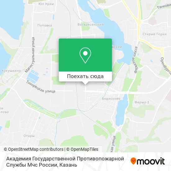 Карта Академия Государственной Противопожарной Службы Мчс России
