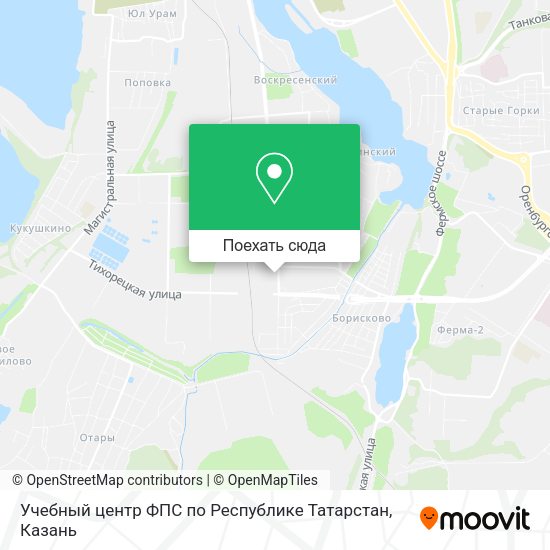 Карта Учебный центр ФПС по Республике Татарстан