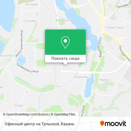 Карта Офисный центр на Тульской