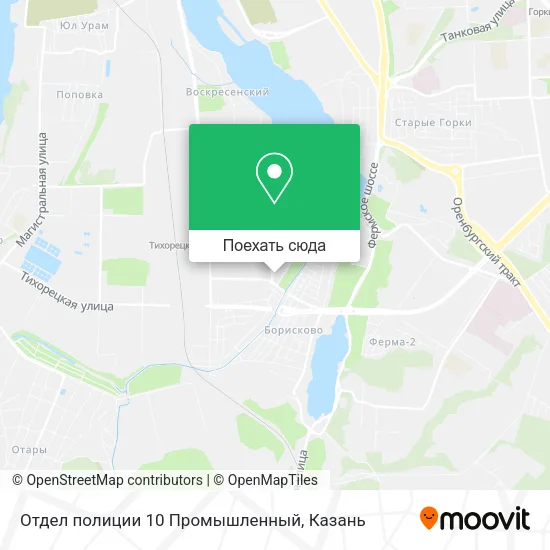 Карта Отдел полиции 10 Промышленный