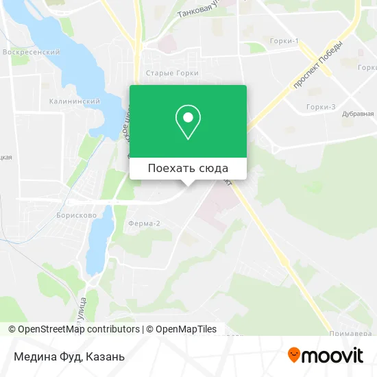 Карта Медина Фуд