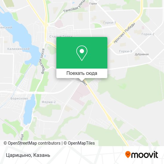 Карта Царицыно