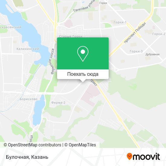 Карта Булочная