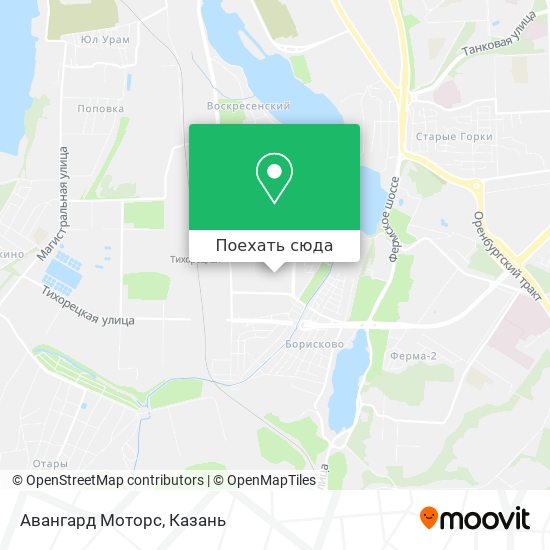 Карта Авангард Моторс
