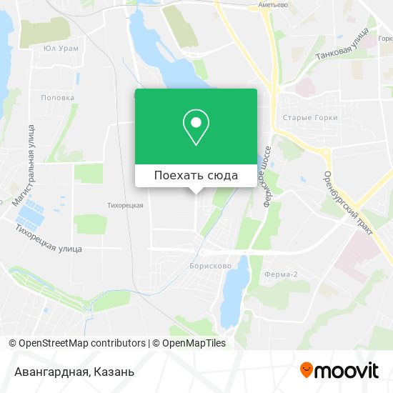 Карта Авангардная