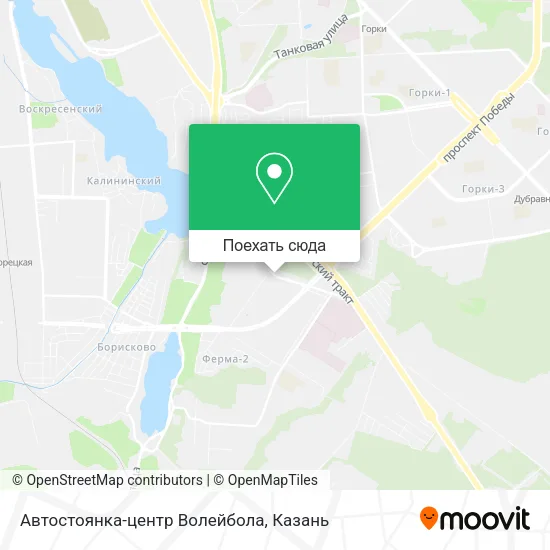Карта Автостоянка-центр Волейбола