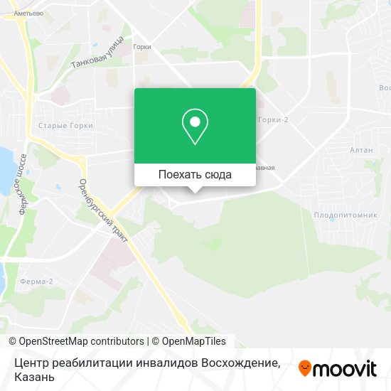 Карта Центр реабилитации инвалидов Восхождение
