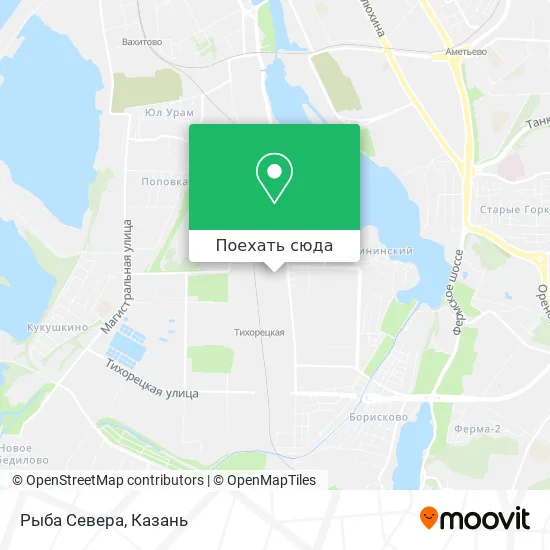 Карта Рыба Севера