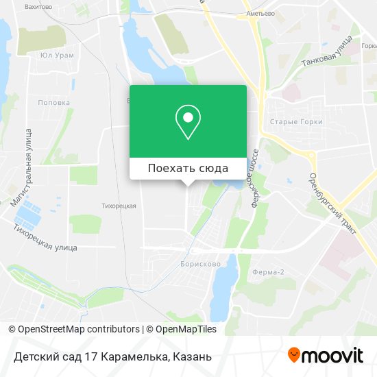 Карта Детский сад 17 Карамелька