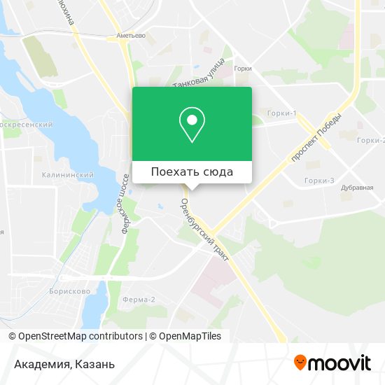 Карта Академия