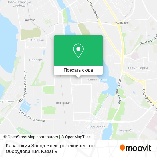 Карта Казанский Завод ЭлектроТехнического Оборудования
