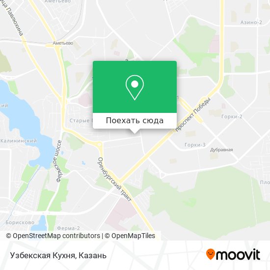 Карта Узбекская Кухня