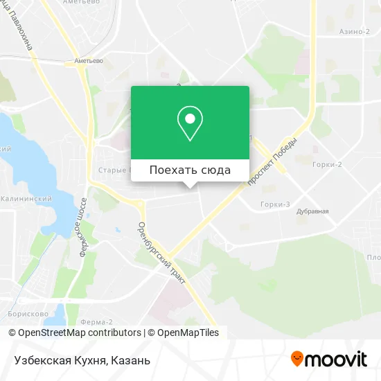 Карта Узбекская Кухня