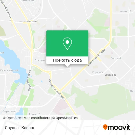 Карта Саулык