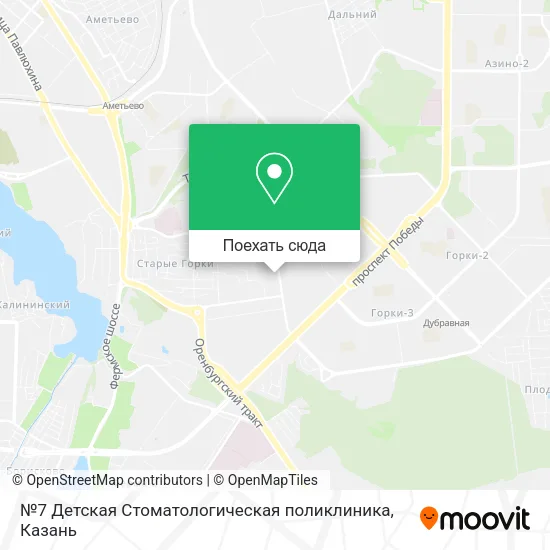 Карта №7 Детская Стоматологическая поликлиника
