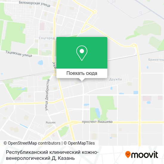 Карта Республиканский клинический кожно-венерологический Д