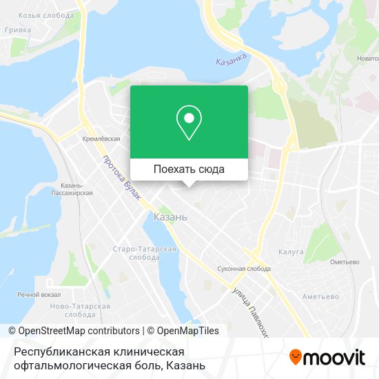 Карта Республиканская клиническая офтальмологическая боль