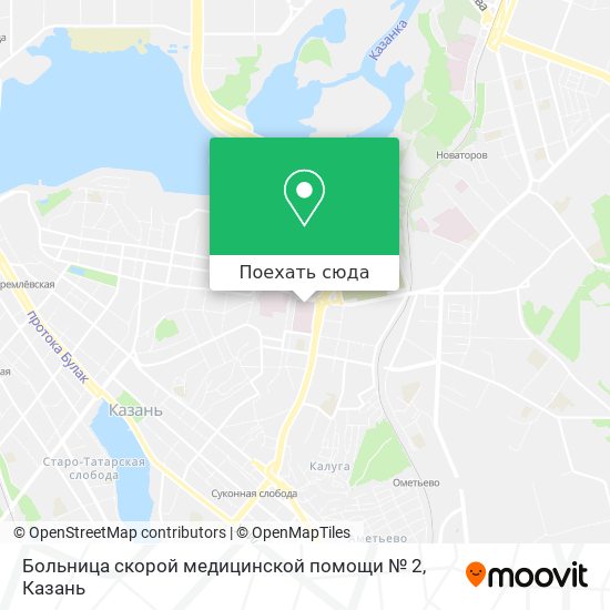 Карта Больница скорой медицинской помощи № 2