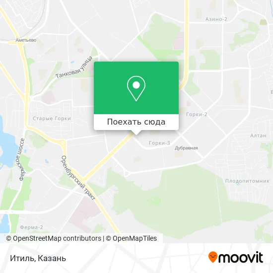 Карта Итиль