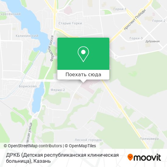 Оренбургский тракт 140 казань дркб карта