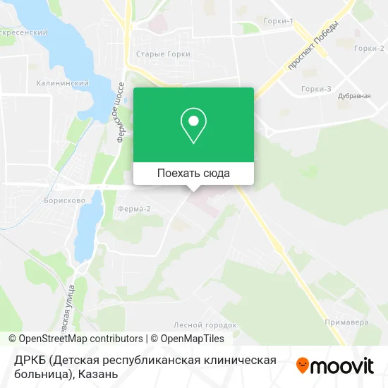 Карта ДРКБ (Детская республиканская клиническая больница)