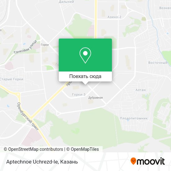 Карта Aptechnoe Uchrezd-Ie
