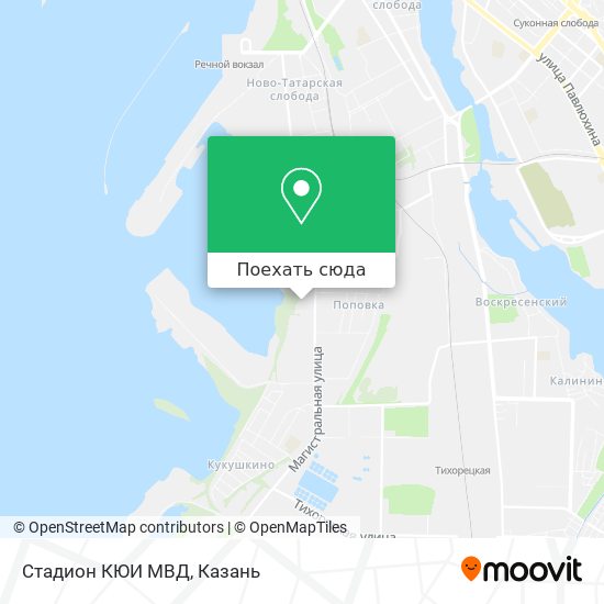 Карта Стадион КЮИ МВД