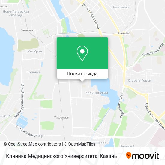 Карта Клиника Медицинского Университета