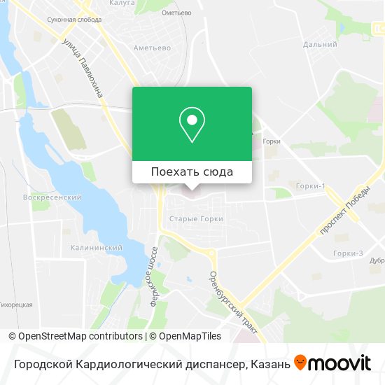 Карта Городской Кардиологический диспансер