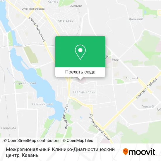 Карта Межрегиональный Клинико-Диагностический центр