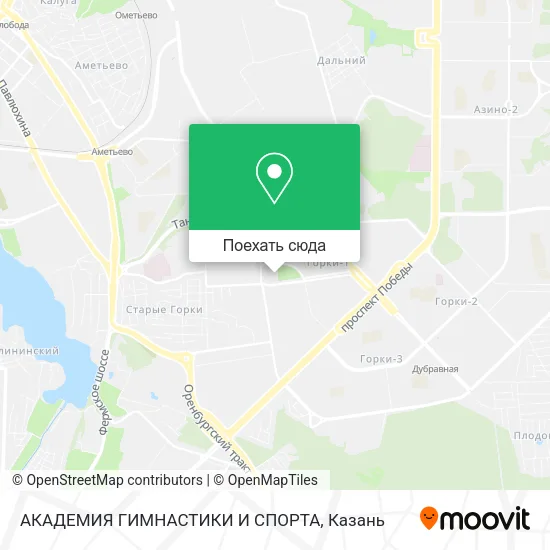Карта АКАДЕМИЯ ГИМНАСТИКИ И СПОРТА