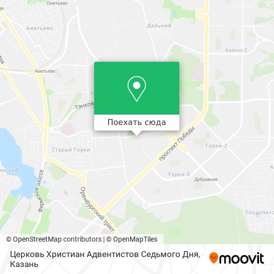 Карта Церковь Христиан Адвентистов Седьмого Дня