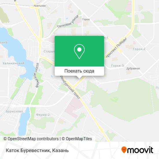 Карта Каток  Буревестник